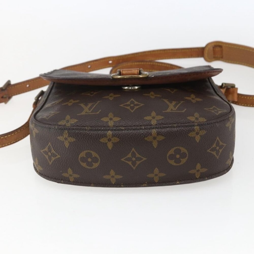 Authentic LOUIS VUITTON Monogram Saint Cloud MM Shoulder Bag M51243 LV - Picture 12 of 16
